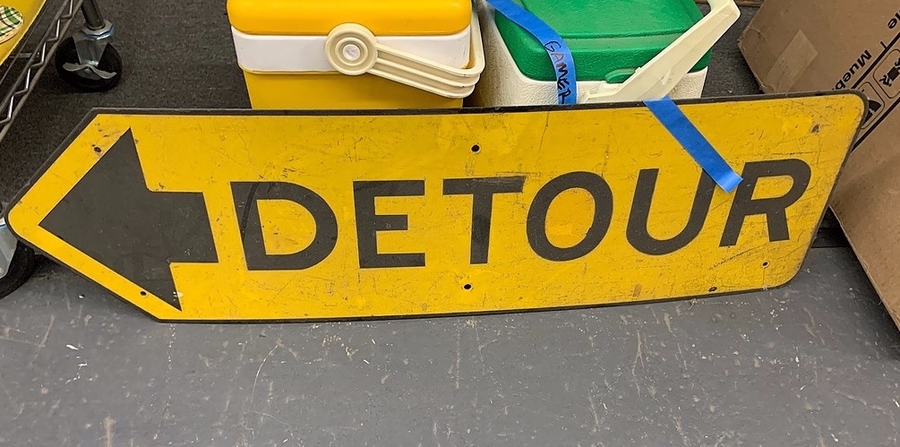 detour sign