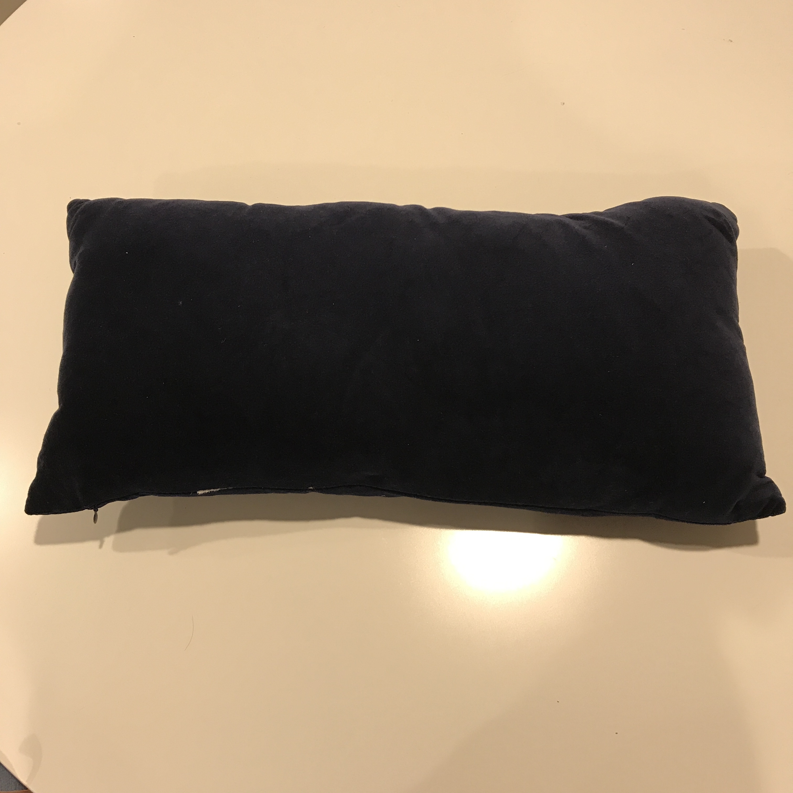 Velvet Lumbar Decorative Pillow Dark Blue Propcart