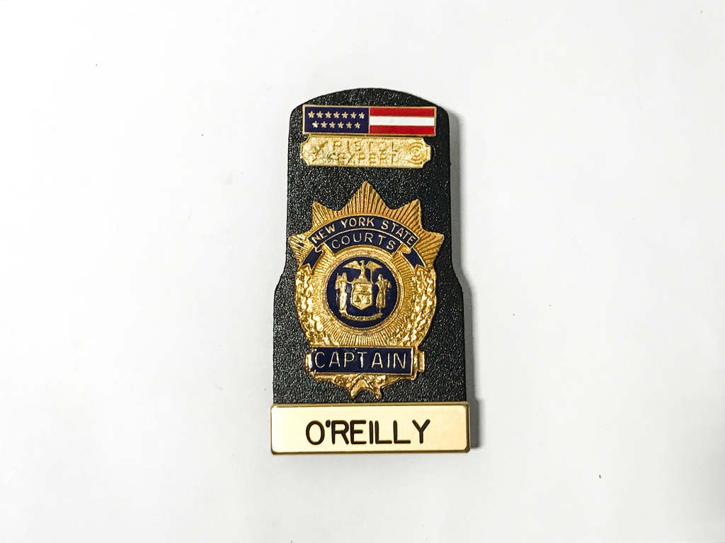 Evacuation Gasping Witty Courts Captain Badge - Hand Props | For Rent | Bada Bin Productions - New  York