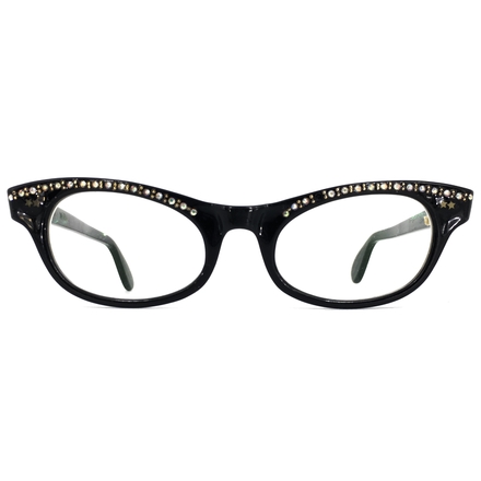 Zylite Vintage Black Cat Eye 44-19 main photo of Zylite Vintage Black Cat Eye 44-19