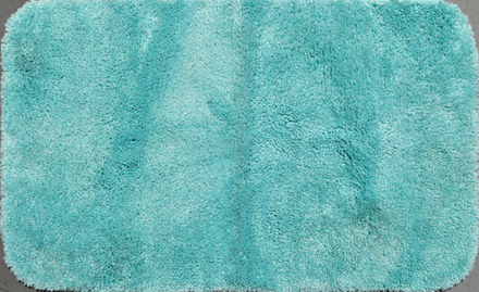 aqua bath rug