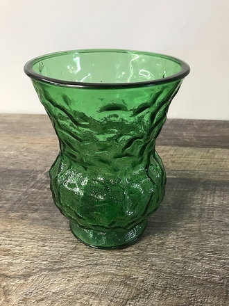 main photo of Green Glass Textured Vase B