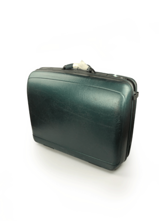 emerald green suitcase