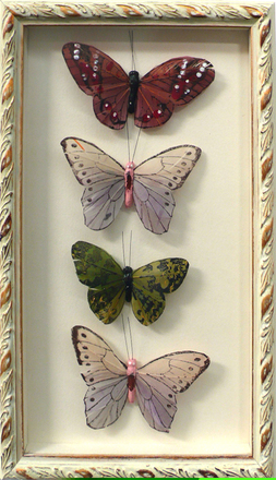 Cleared Collage, 4 Faux Butterflies, For Rent in North Hollywood