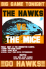 Unframed Cleared Poster; Event, "The Hawks"