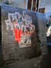 Brick Wall with Street Art 8x8