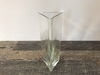 Glass Triangle Pillar Vase