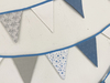 Blue Fabric Bunting Banner 6