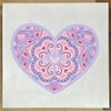 Heart Mandala Wall Art