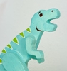 Wooden Dinosaur Figurine