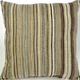 Pillow, Raised Earth, Toned Stripes