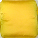 Pillow, Yellow Sateen