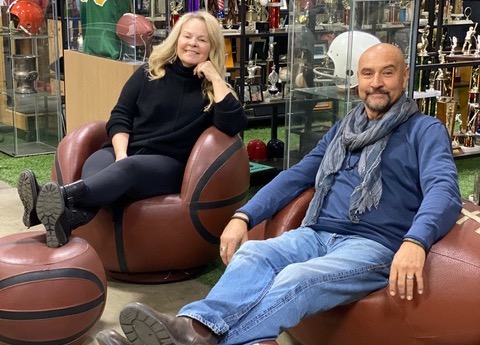 Our founders kicking back