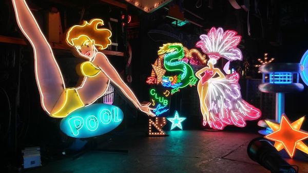 Illuminated Las Vegas Sign  EPH Creative - Event Prop Hire