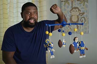 NFL Baby Mobile