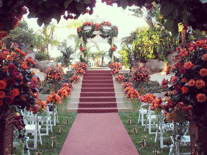 Fresh floral arrangement