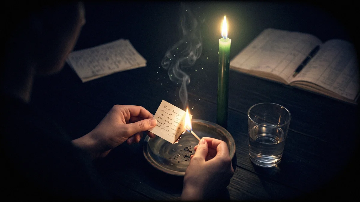 Ritual para cerrar una deuda de amor