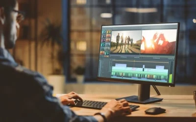 Логотип Видеопродакшн в Unreal Engine 4