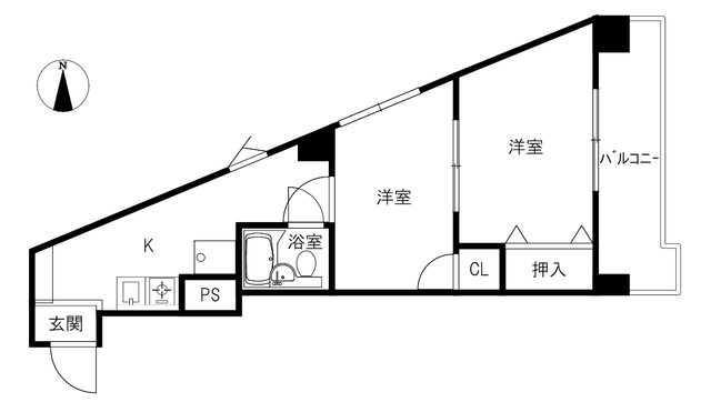 Lasting野町の間取り