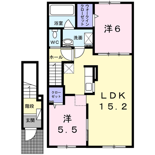 パルタージュ1の間取り