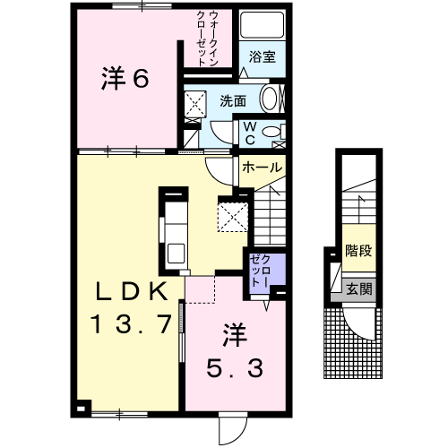 ドリーム豊岡2の間取り