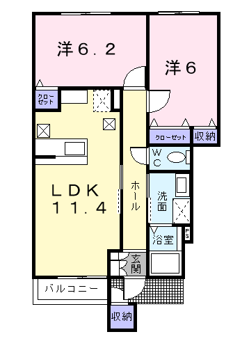 ポルトボヌールの間取り