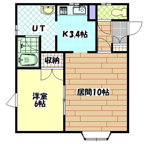 スクエア3の間取り