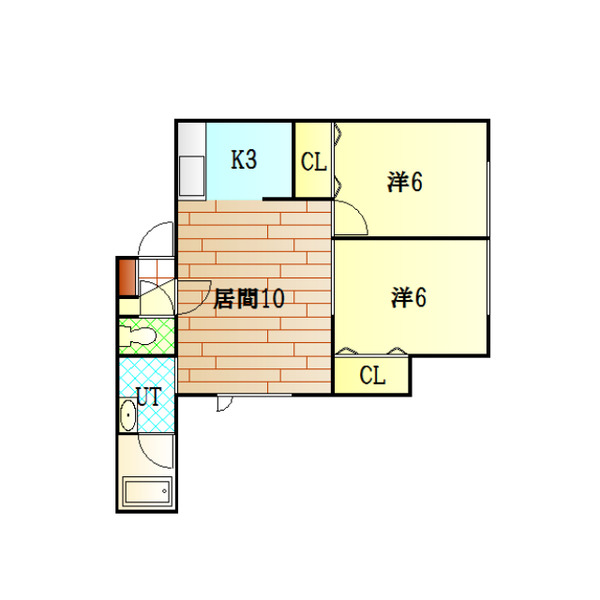 メリット東光の間取り