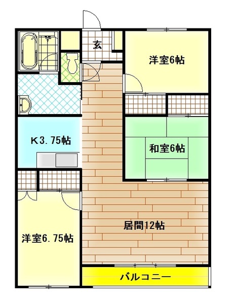 フォルテ21の間取り