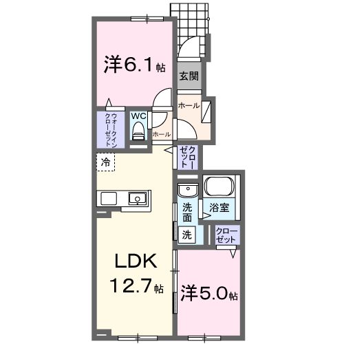 エススール8の間取り