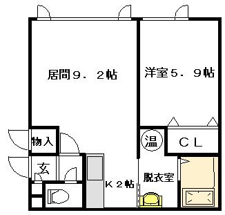 レジェンド96の間取り