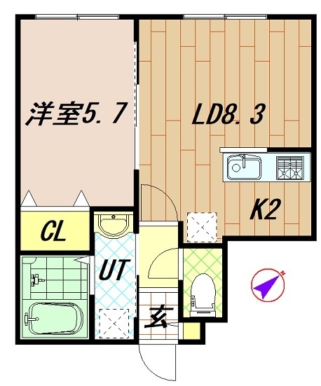 SHERATON旭川駅前の間取り