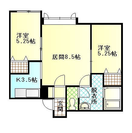 STELLA豊岡2-1の間取り