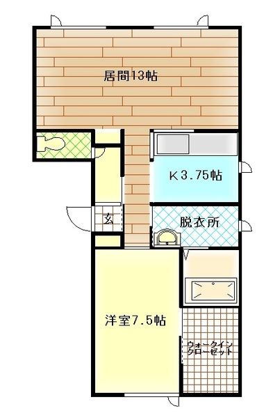 トラストコートの間取り