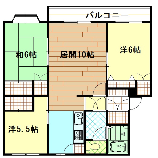 トーワ豊岡15.4の間取り