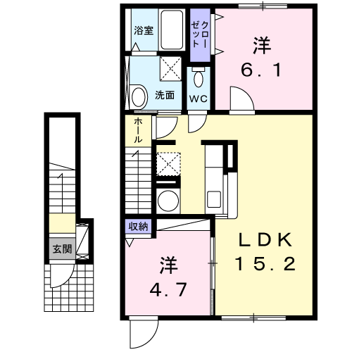 アリビラ1の間取り