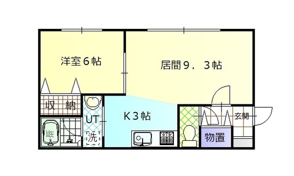 プログレスA棟の間取り