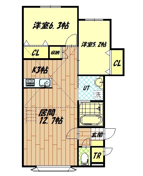 カルマの間取り