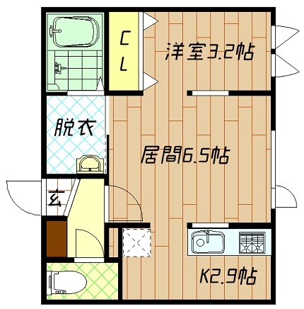 ガーデンクリスタル春光台2の間取り