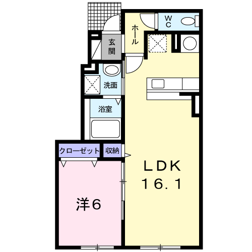 アリビラ3の間取り