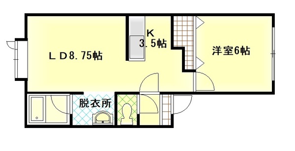 リバティー大町の間取り