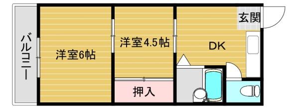 ヴェルドミール山忠流町の間取り