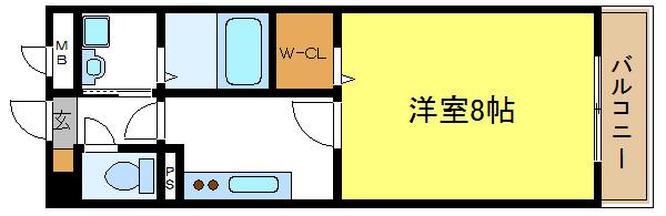 アンプルールフェールバレルコートの間取り