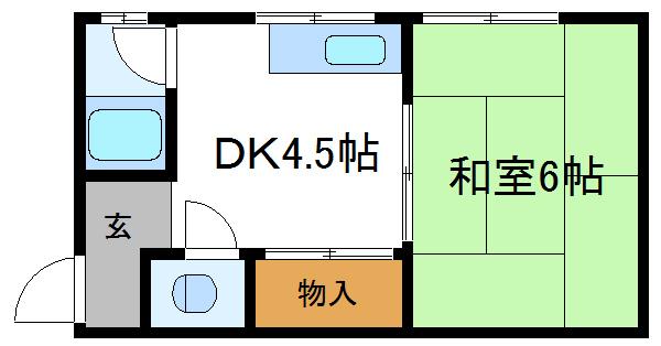 正覚マンションの間取り