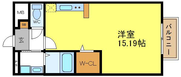 アムール松谷の間取り