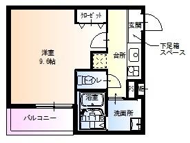 フジパレス喜連瓜破Ⅲ番館の間取り