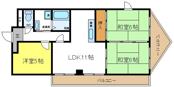 オーナーズマンション西脇の間取り