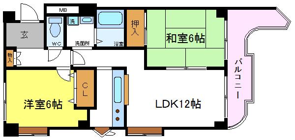 パラシオGの間取り