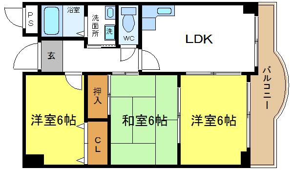 グランパレカサハラの間取り