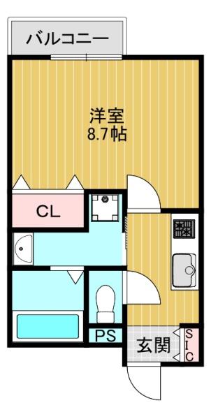 フジパレス針中野Ⅴ番館の間取り